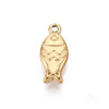 Pendentif oeil articulé + zircon vert