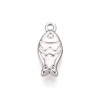 Pendentif oeil articulé + zircon vert