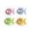 Pendentifs poisson facetté en acrylique