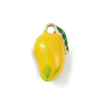 Pendentif mangue émaillée