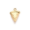 Pendentif oeil articulé + zircon vert