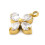 Pendentif trèfle + zirconium