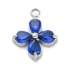 Pendentif oeil articulé + zircon vert