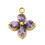 Pendentif trèfle + zirconium blanc