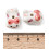 Perle chat en porcelaine