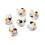 Perle chat en porcelaine
