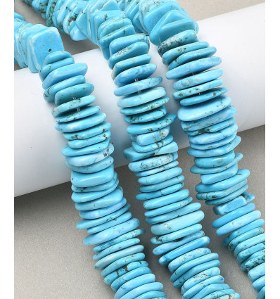8mm - Chapelet pierre - Howlite blanche