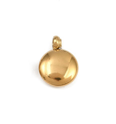 Pendentif rond plat
