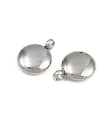 Pendentif rond plat