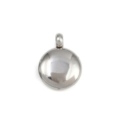 Pendentif rond plat
