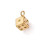 Pendentif oeil articulé + zircon vert