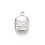 Pendentif oeil articulé + zircon vert