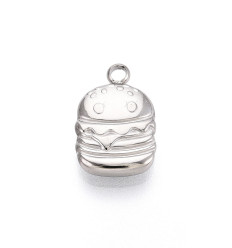 Pendentif oeil articulé + zircon vert