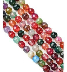 8mm - Chapelet pierre - aventurine rose