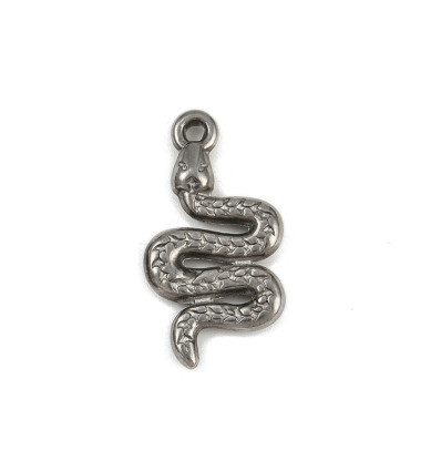 Pendentif oeil articulé + zircon vert