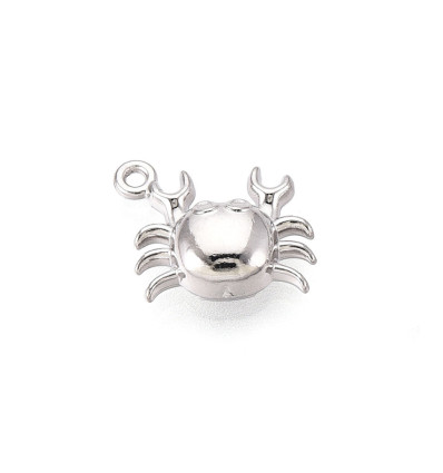 Pendentif oeil articulé + zircon vert