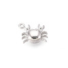 Pendentif oeil articulé + zircon vert