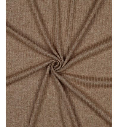 Tissu jersey maille à côtes