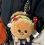 Pendentif peluche burger