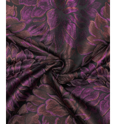 Tissu jacquard bio "Leaf" - Mind The Maker