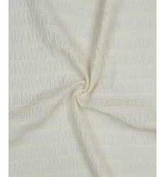 Jacquard de viscose surbrodé noir