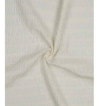 Jacquard de viscose surbrodé noir