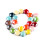 14x16mm - Chapelet perle porcelaine fleur