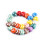 14x16mm - Chapelet perle porcelaine coeur