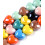 14x16mm - Chapelet perle porcelaine coeur