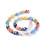 16x10mm - Chapelet perle porcelaine ex-voto