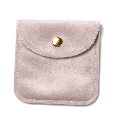 8x8cm - Pochette de rangement velours pour bijoux (1pc)
