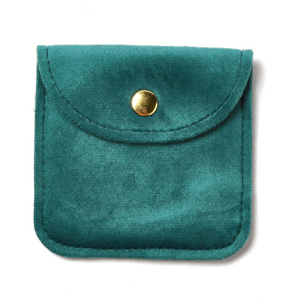 8x8cm - Pochette de rangement velours pour bijoux (1pc)