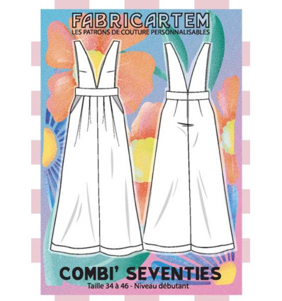Patron salopette combi 70’s - Fabricartem