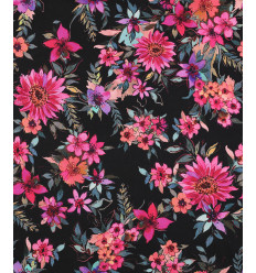 Tissu jacquard bio "Leaf" - Mind The Maker