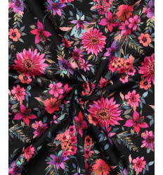 Tissu jacquard bio "Leaf" - Mind The Maker