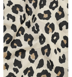 Tissu jacquard bio "Leaf" - Mind The Maker