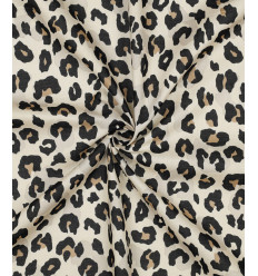 Tissu jacquard bio "Leaf" - Mind The Maker