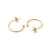 Créole inoxydable épaisse 30mm (2pcs)