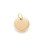Ø10mm - Pendentif médaille avec anneau (1pc)