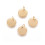 Ø10mm - Pendentif médaille avec anneau (1pc)