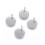 Ø10mm - Pendentif médaille avec anneau (1pc)