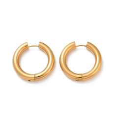 27mm - créole épaisse acier inoxydable (2pcs)