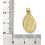 Pendentif pastille inoxydable poinçonnée
