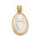 Pendentif pastille inoxydable poinçonnée