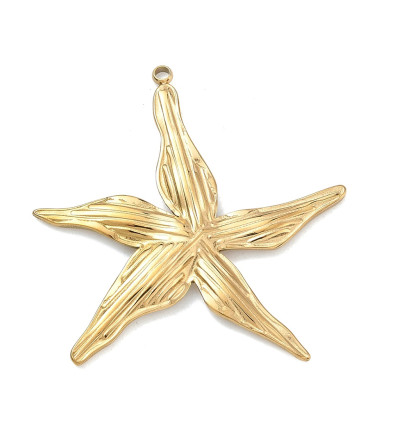 Pendentif fleur étoile de mer