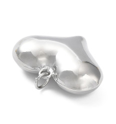 Pendentif pastille inoxydable poinçonnée