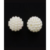 Lot de perles petits fleurs margueritte en acrylique (20pcs)