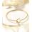Bracelet jonc fermé avec crochet