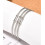 Bracelet jonc extra fin deux boules
