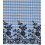 Broderie anglaise vichy festonnée bleu
